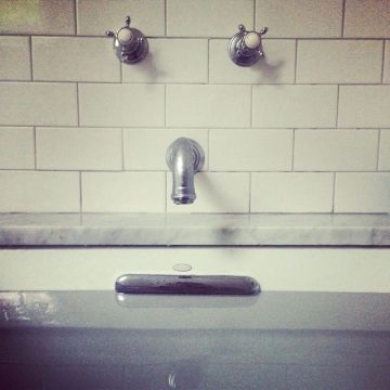 rohl faucet knobs subway tile bathtub