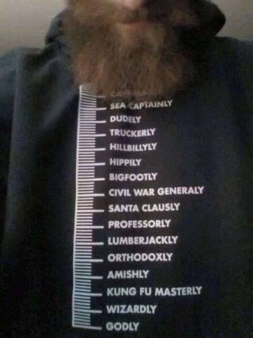 beard meter sweatshirt