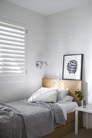 simple bedroom minimal style