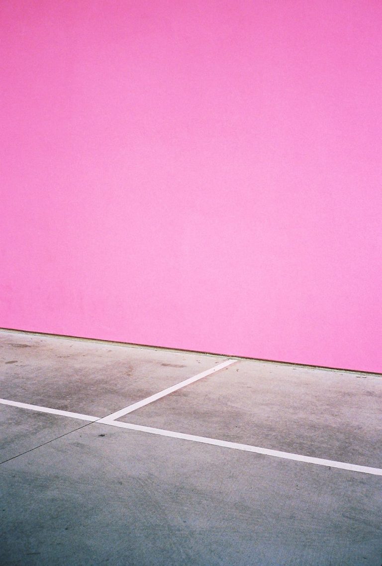 Symmetrical lines on a basketball court