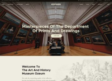 42 Ozeum Art Gallery and museum WordPress theme min